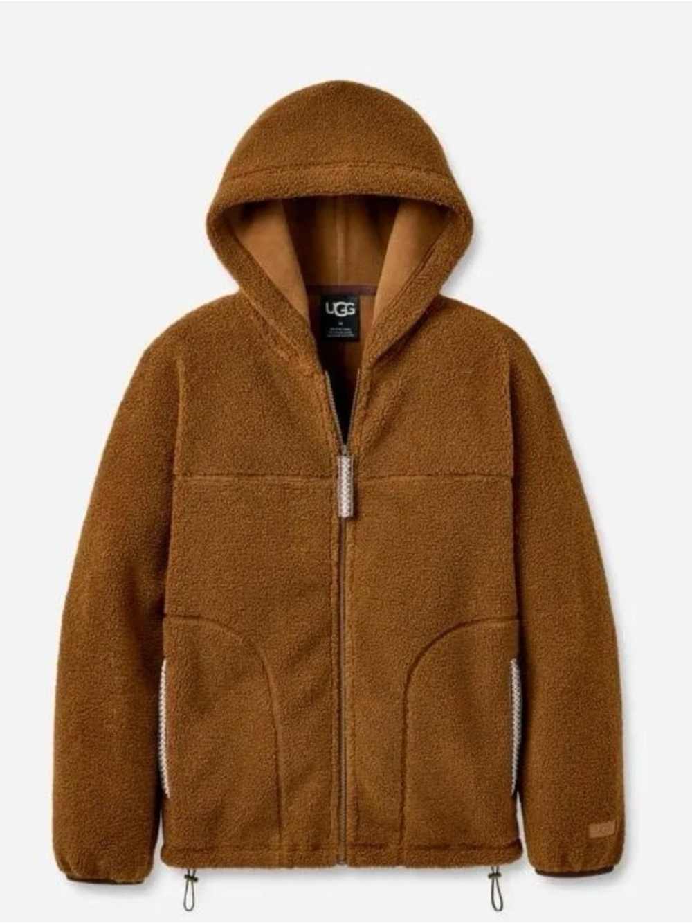 UGG-Braid Full-Zip Hoodie